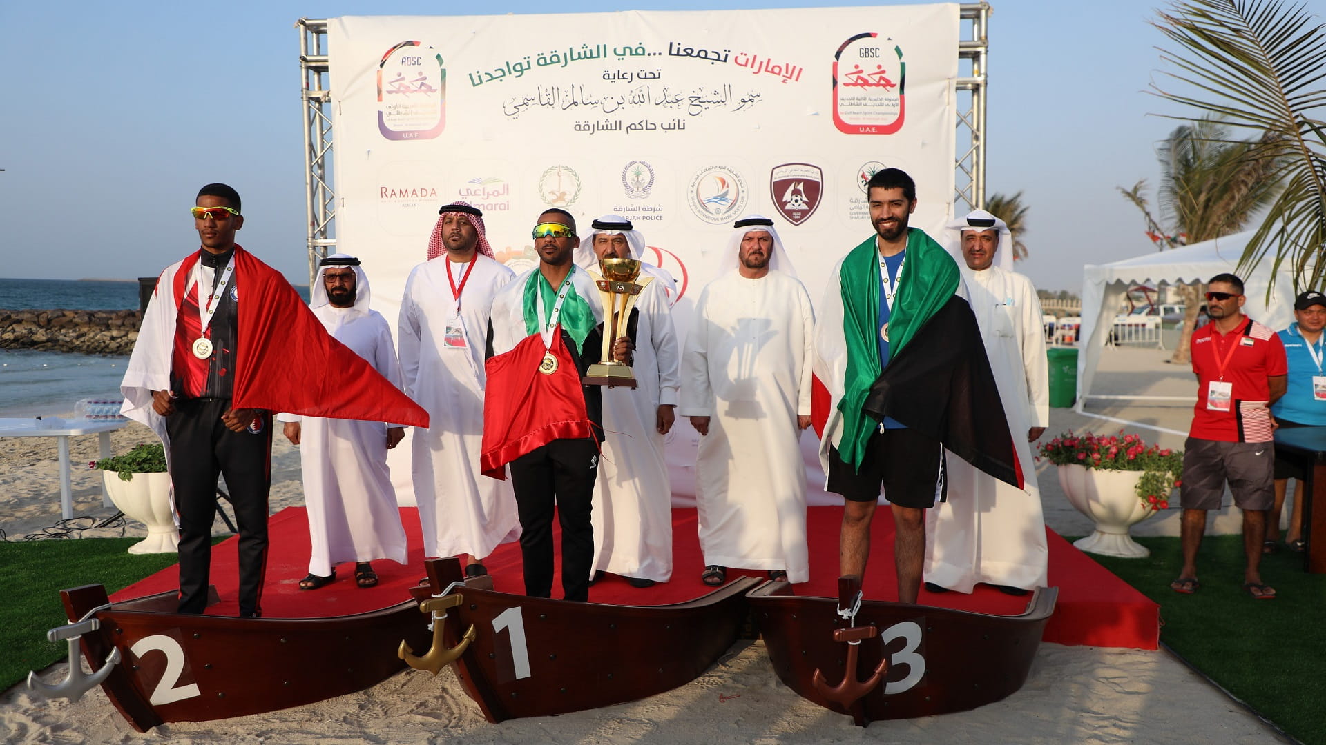 Image for the title: UAE champions win the Gulf Coastal Rowing Championship 