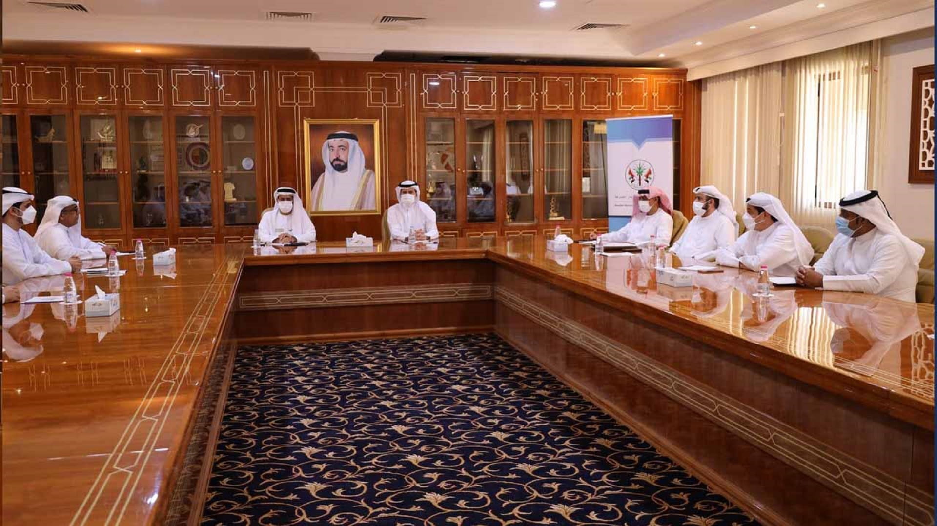 Image for the title: SEWA, Khorfakkan Municipal Council discuss aspects of cooperation  