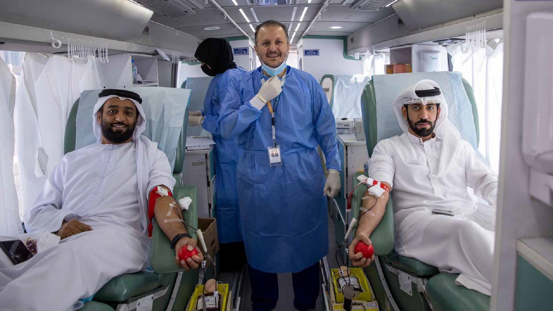 Image for the title: Al Subaihiya Council participates in blood donation campaign 