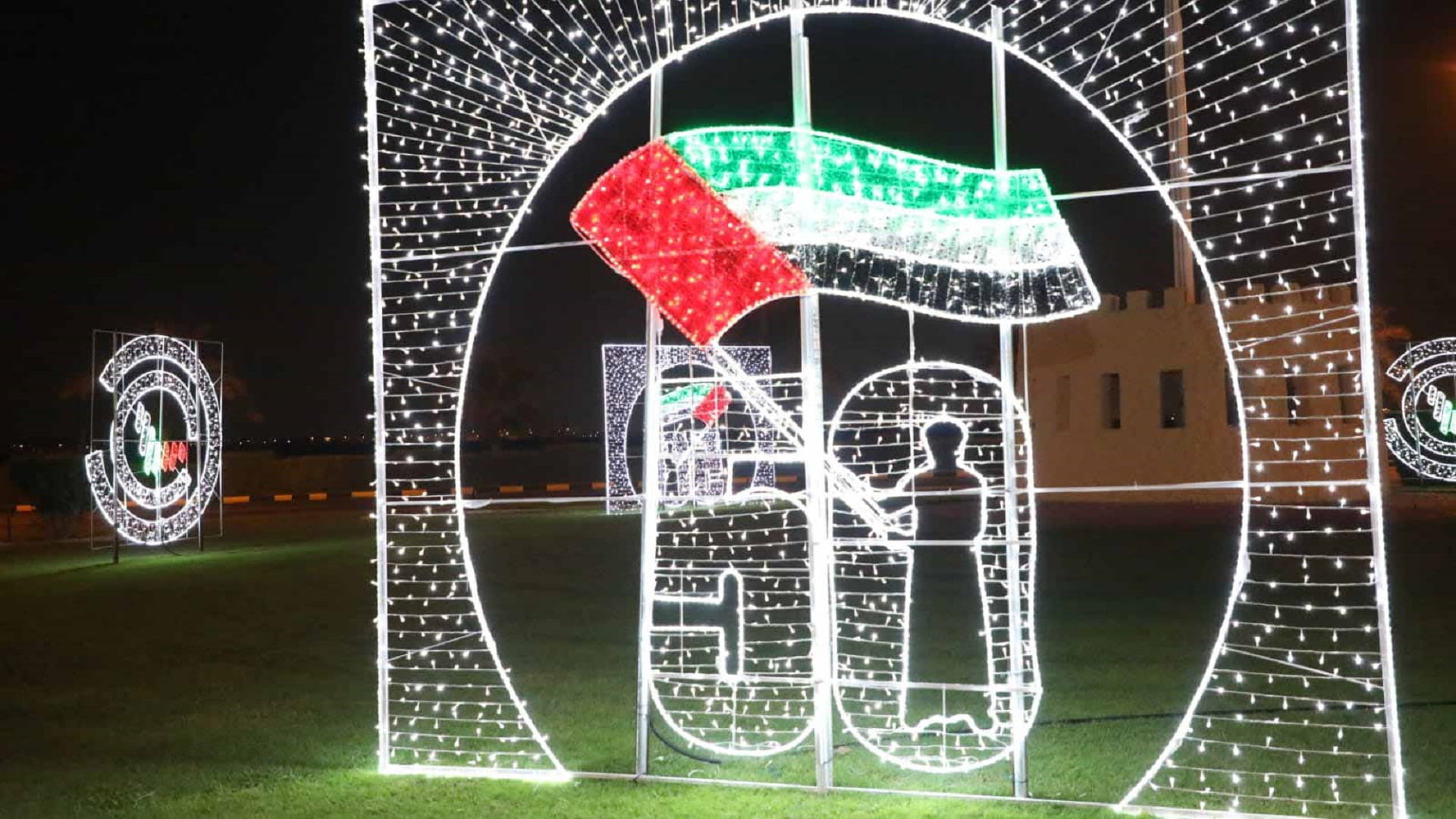 Image for the title: AHM continues to decorate streets in celebration of 50th Nat'l Day 