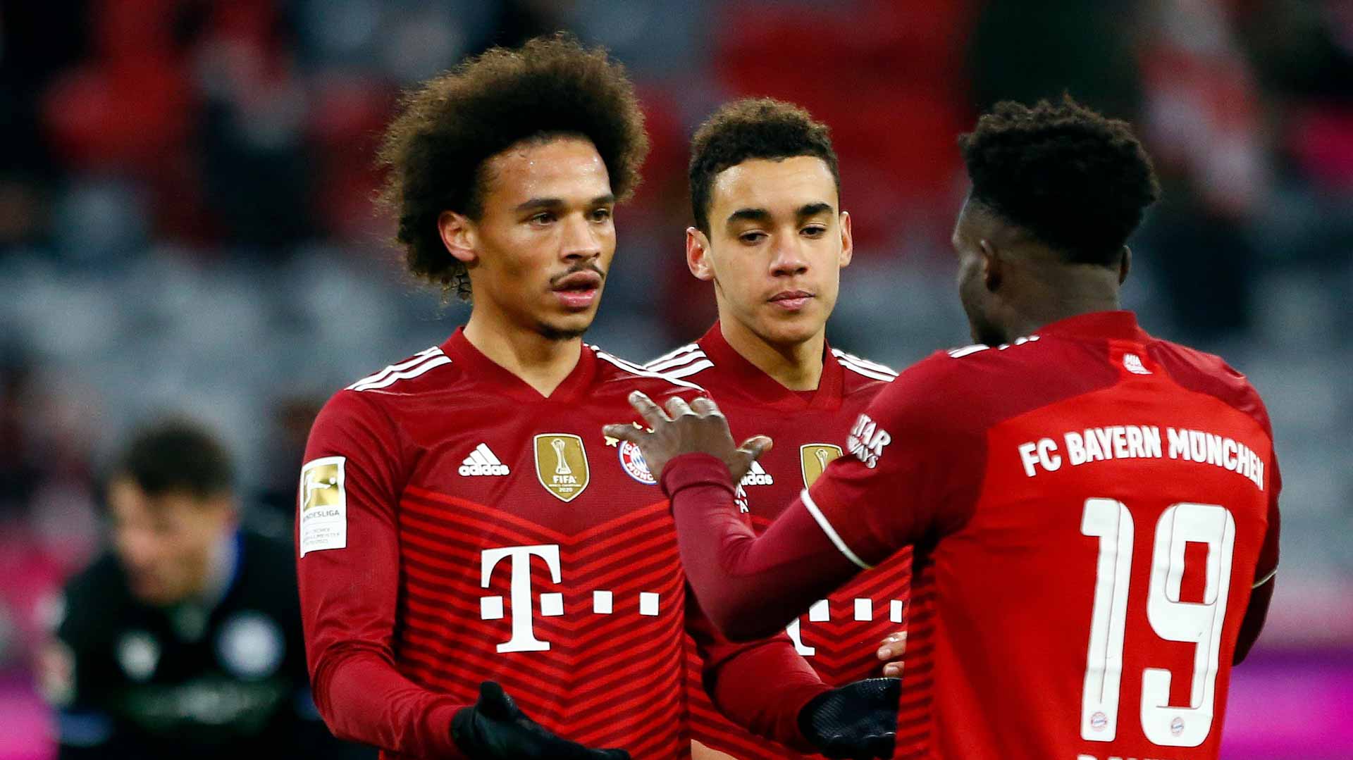 Image for the title: Bayern stay top with win over Bielefeld courtesy of Sane goal 