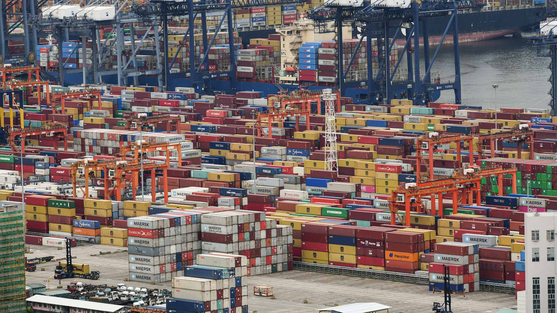 Image for the title: China's export growth likely eased in Sept on electricity curbs 