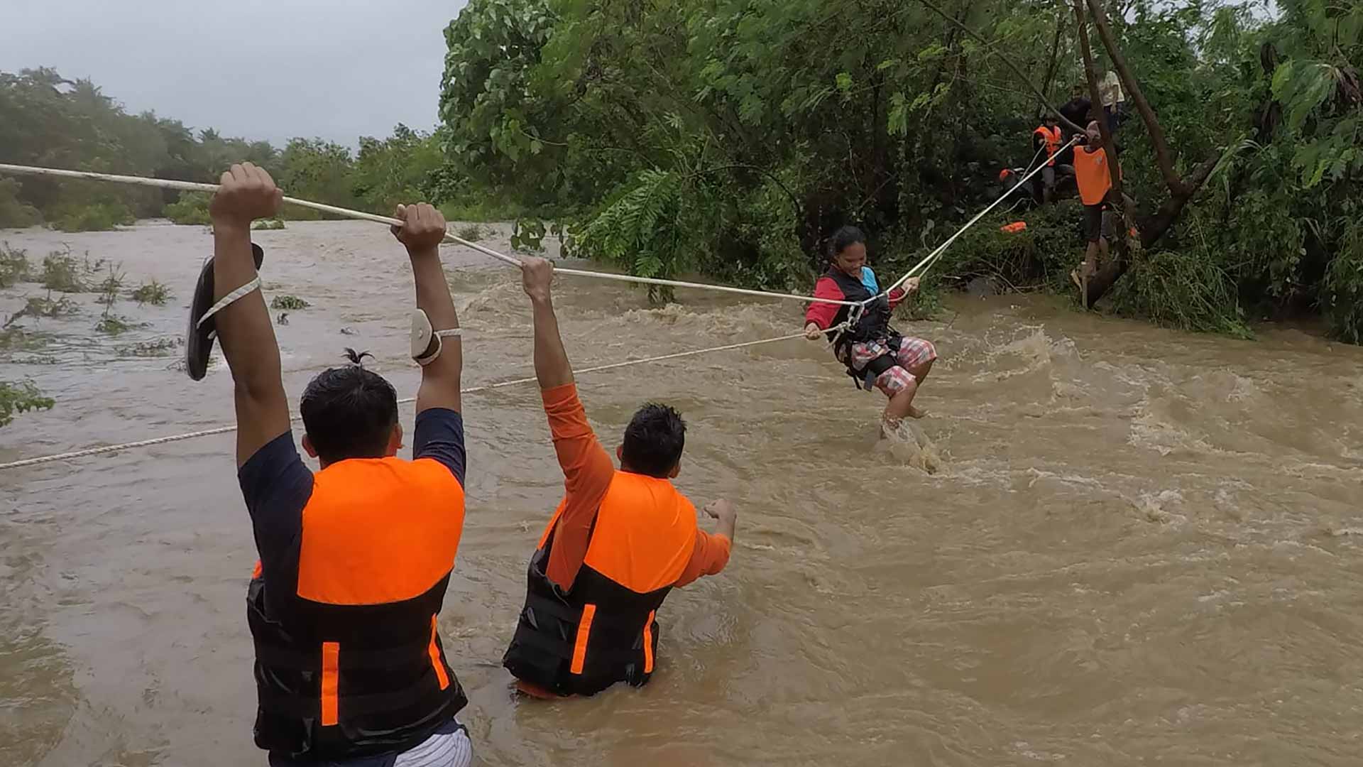 Image for the title: Death toll in Philippines storm rises to 19 