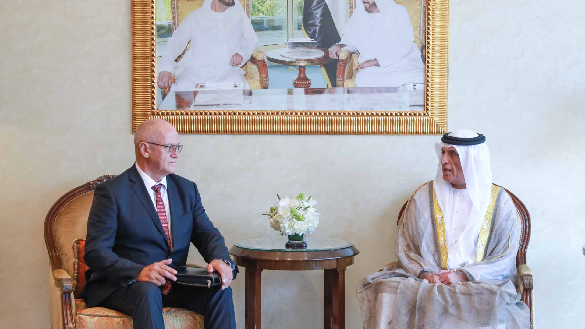 Image for the title: RAK Ruler receives Ambassador of Czech Republic 