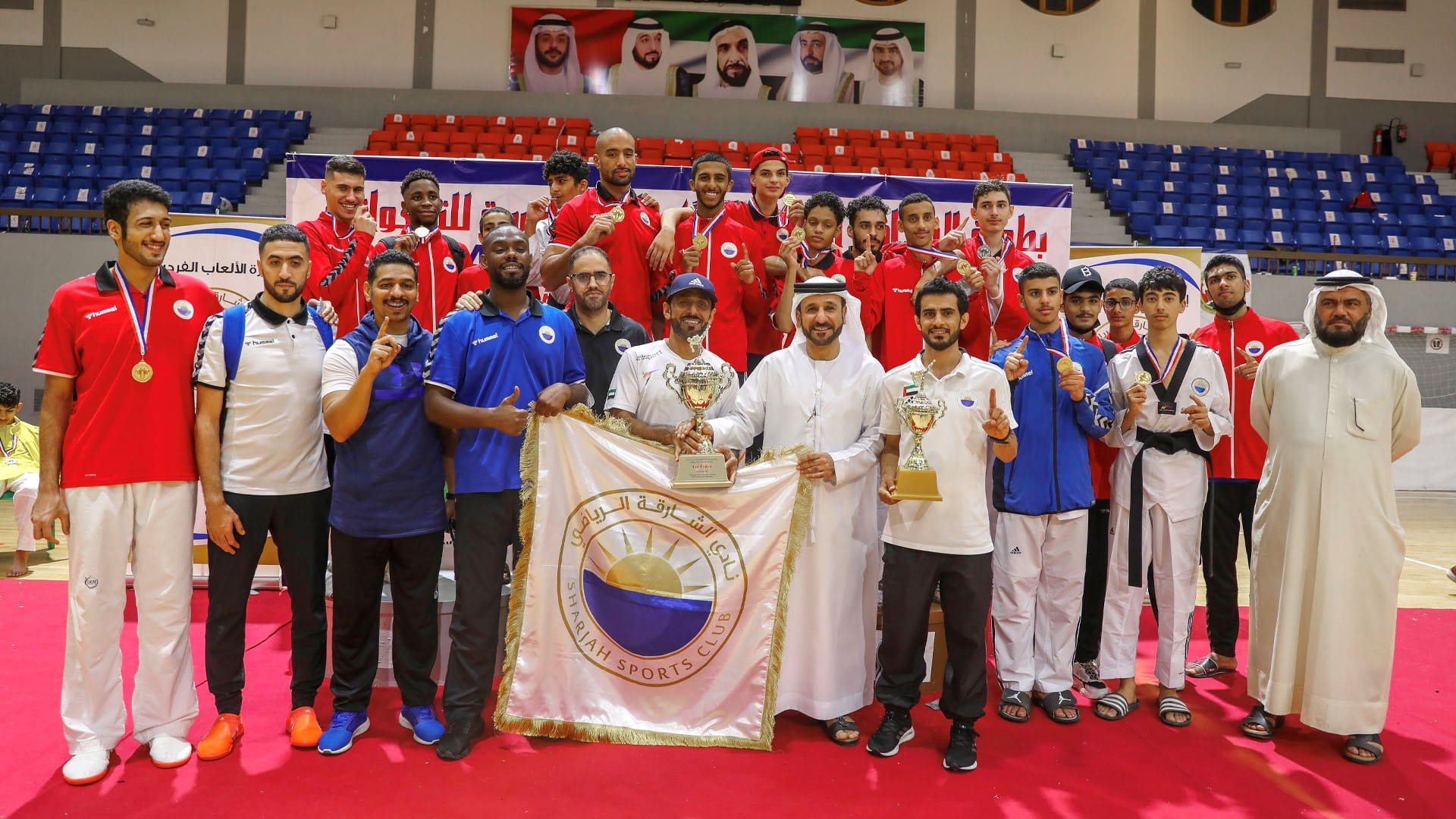 Image for the title: Sharjah Club a champion of Emirati-Korean Taekwondo Friendship 