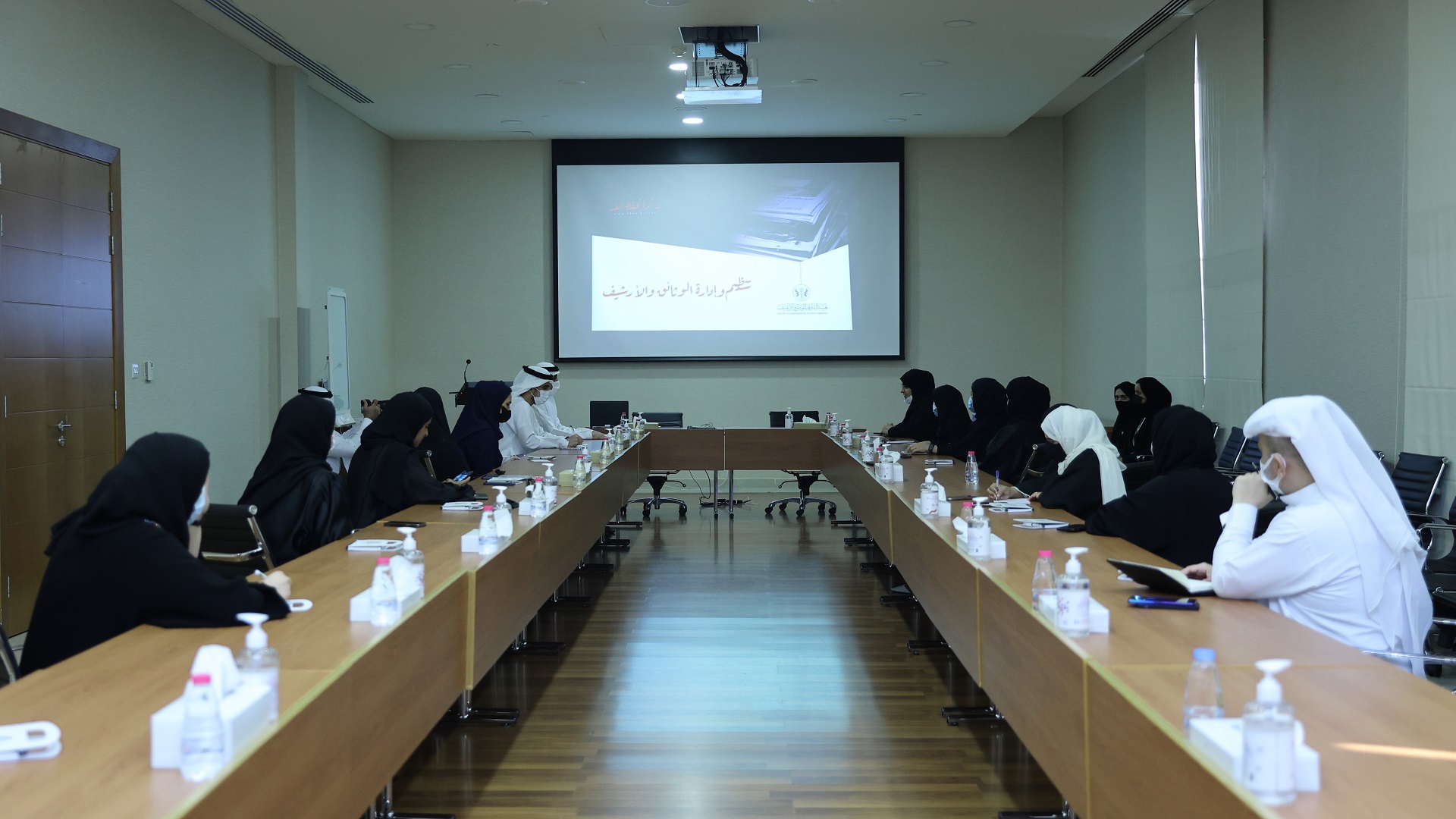 Image for the title: Supreme Council for Family Affairs receives delegation from SDAA 