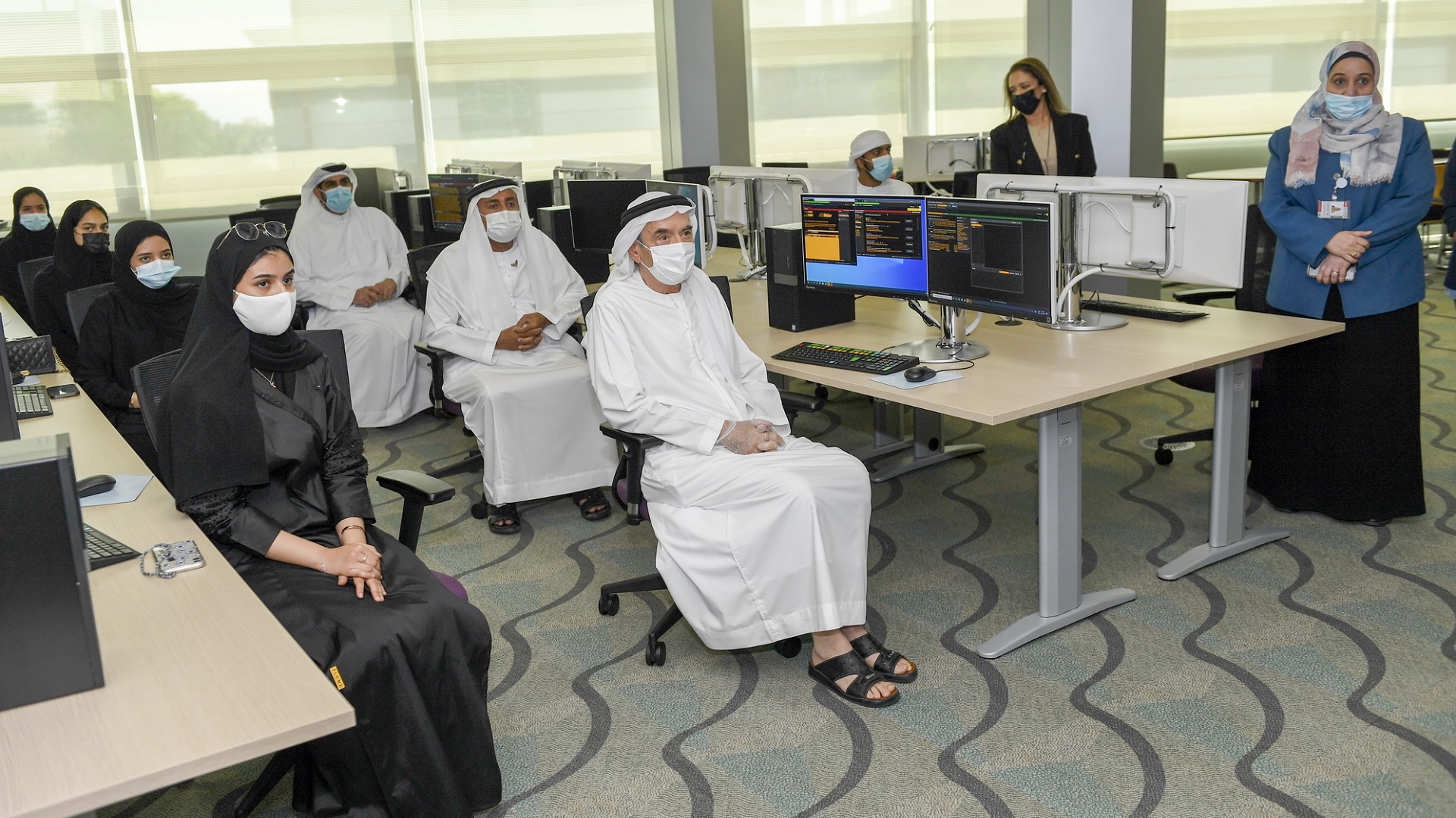 Image for the title: UAEU Bloomberg Laboratory offers financial trading skills training 