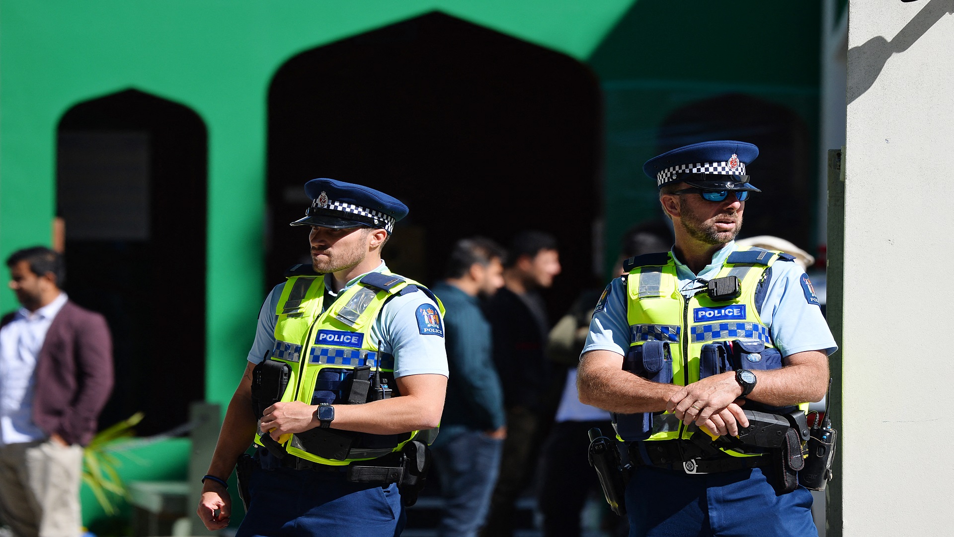 Image for the title: New Zealand attacker shot dead after injuring people at mall 