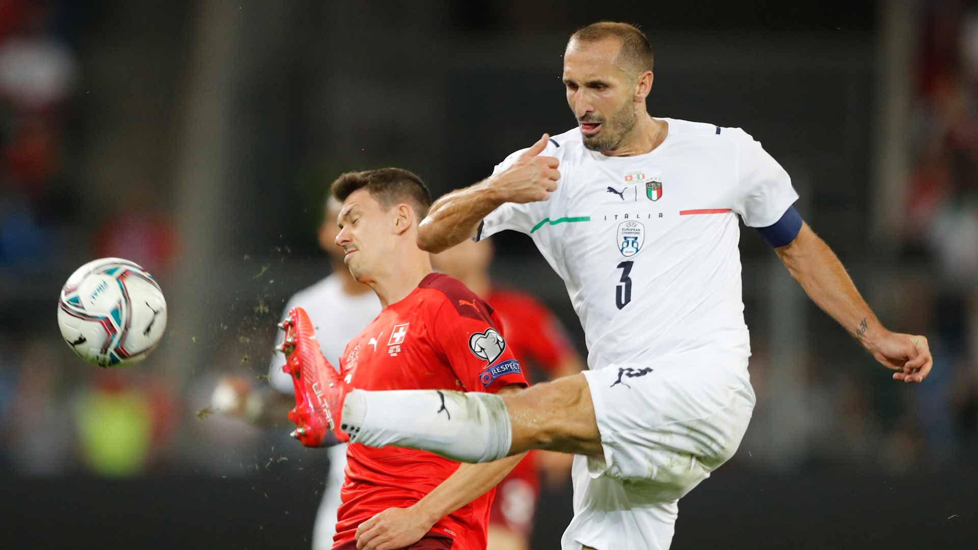 Image for the title: Italy set record with unbeaten run stretched to 36 matches 