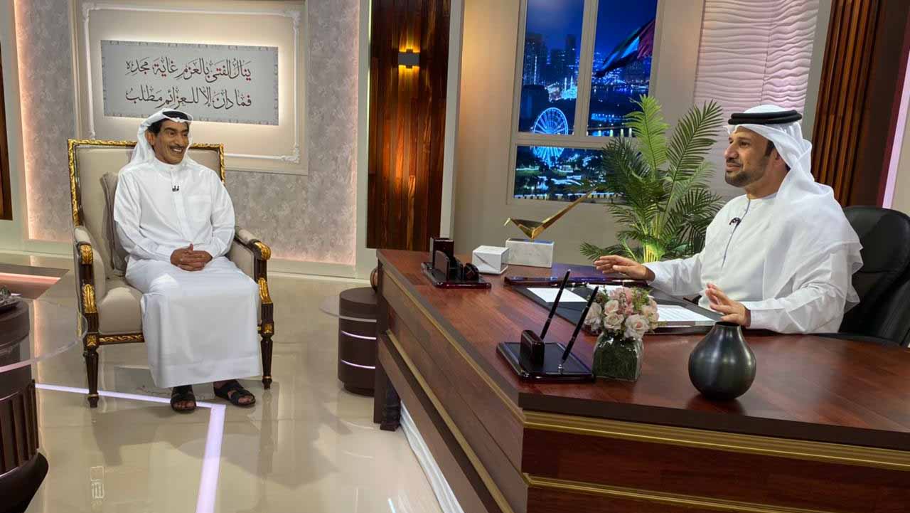 صورة بعنوان: الفنان والإعلامي مرعي الحليان ضيف برنامج حكايتي على قناة الشارقة 