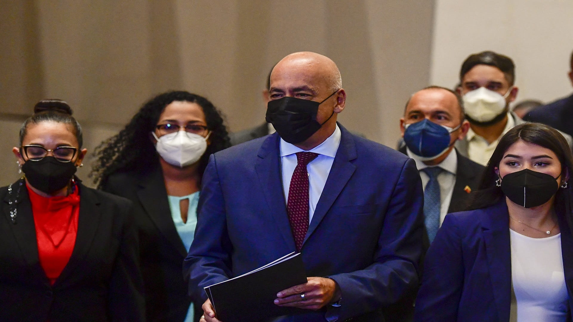 Image for the title: Venezuelan govt, opposition agree on some key during Mexico talks 