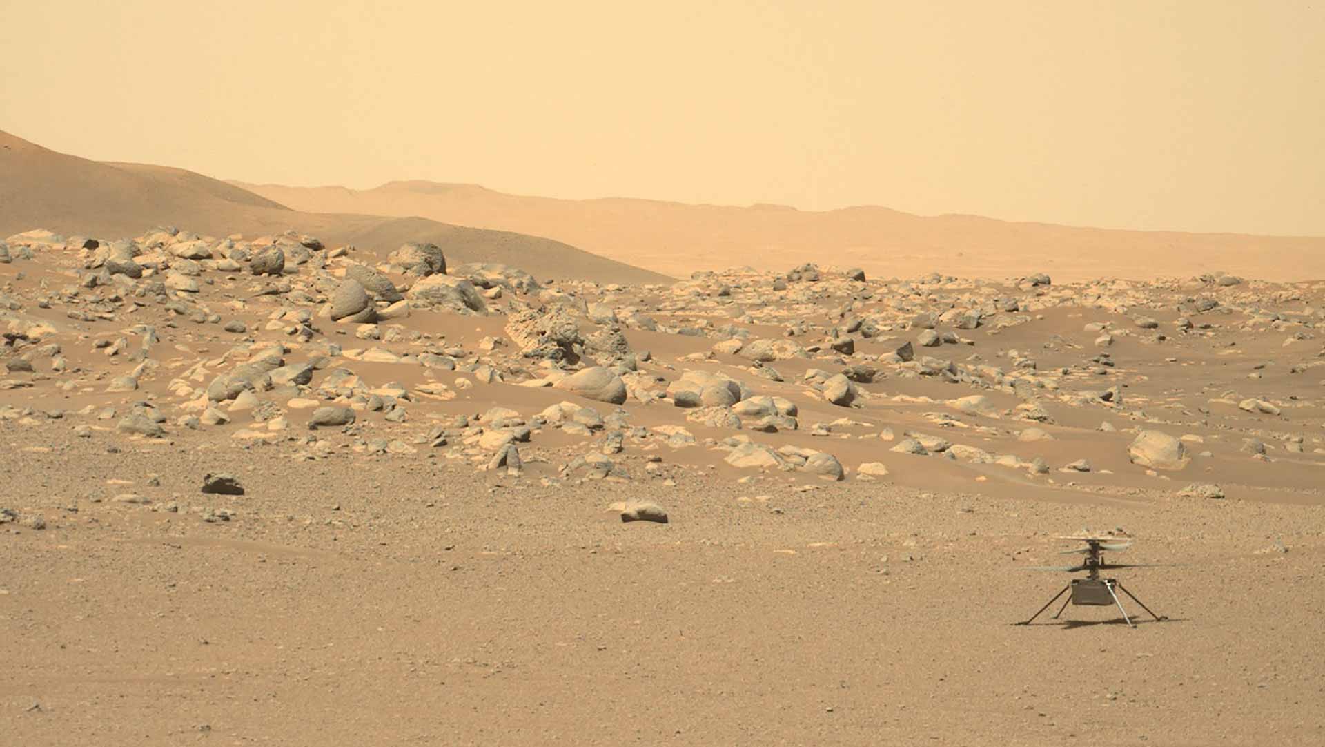 Image for the title: NASA confirms Perseverance Mars rover got its first piece of rock 