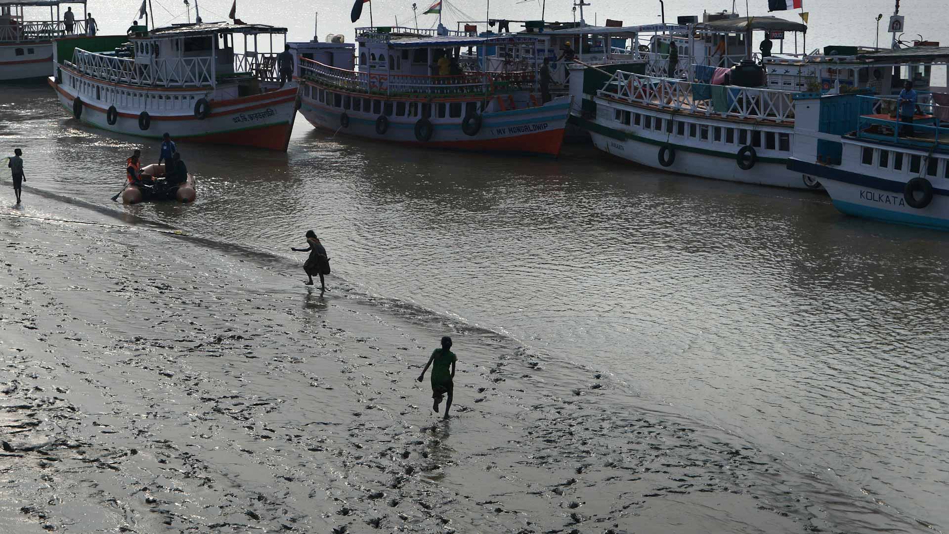 Image for the title: One dead, dozens feared missing after ferries collide in India 