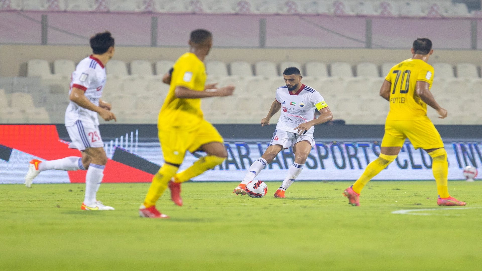 Image for the title: Sharjah beats Al Wasl in 3rd round of Adnoc Pro League 