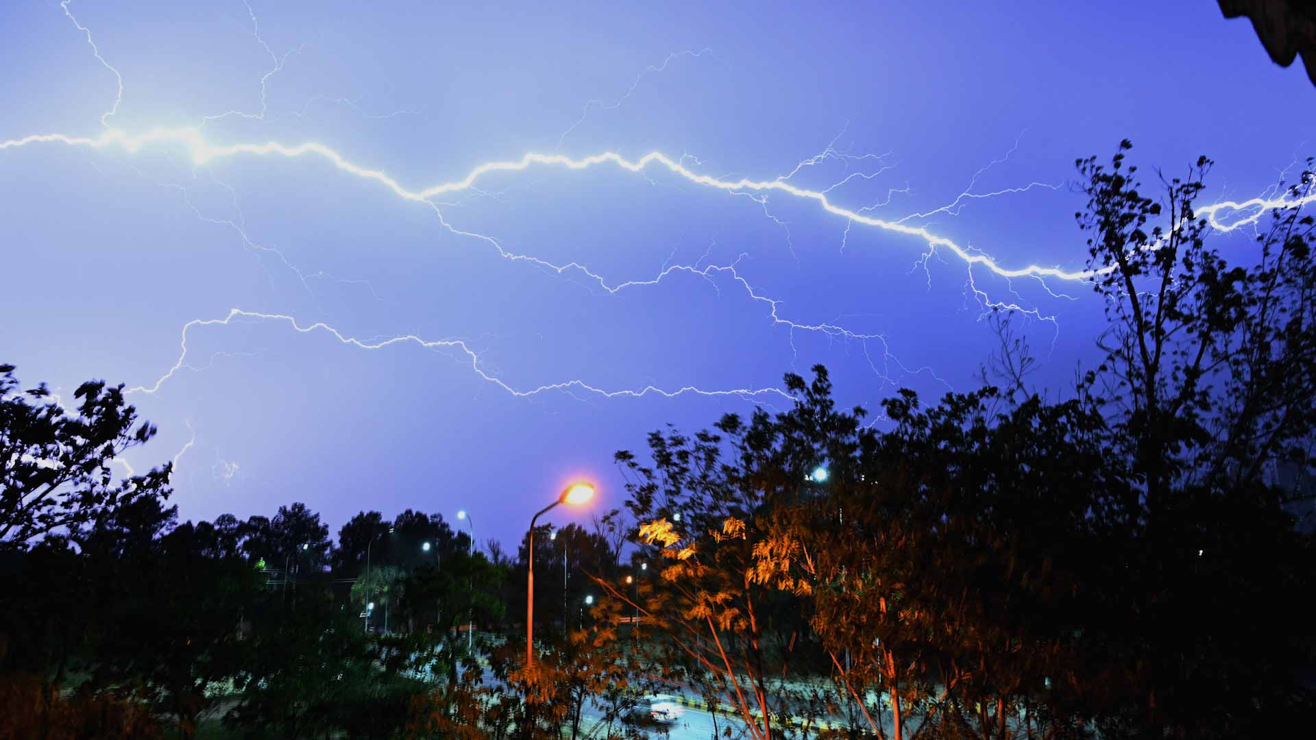 Image for the title: Lightning strike kills 14 in northwest Pakistan 