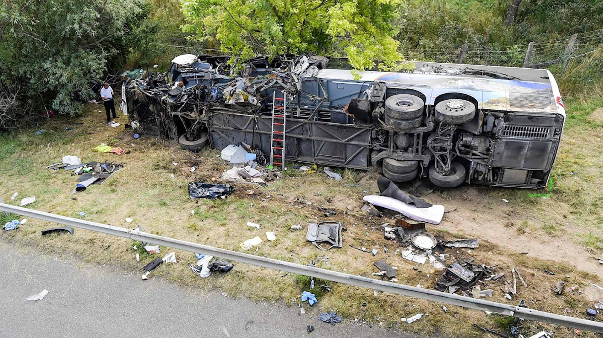 Image for the title: 13 dead in Algeria bus crash 