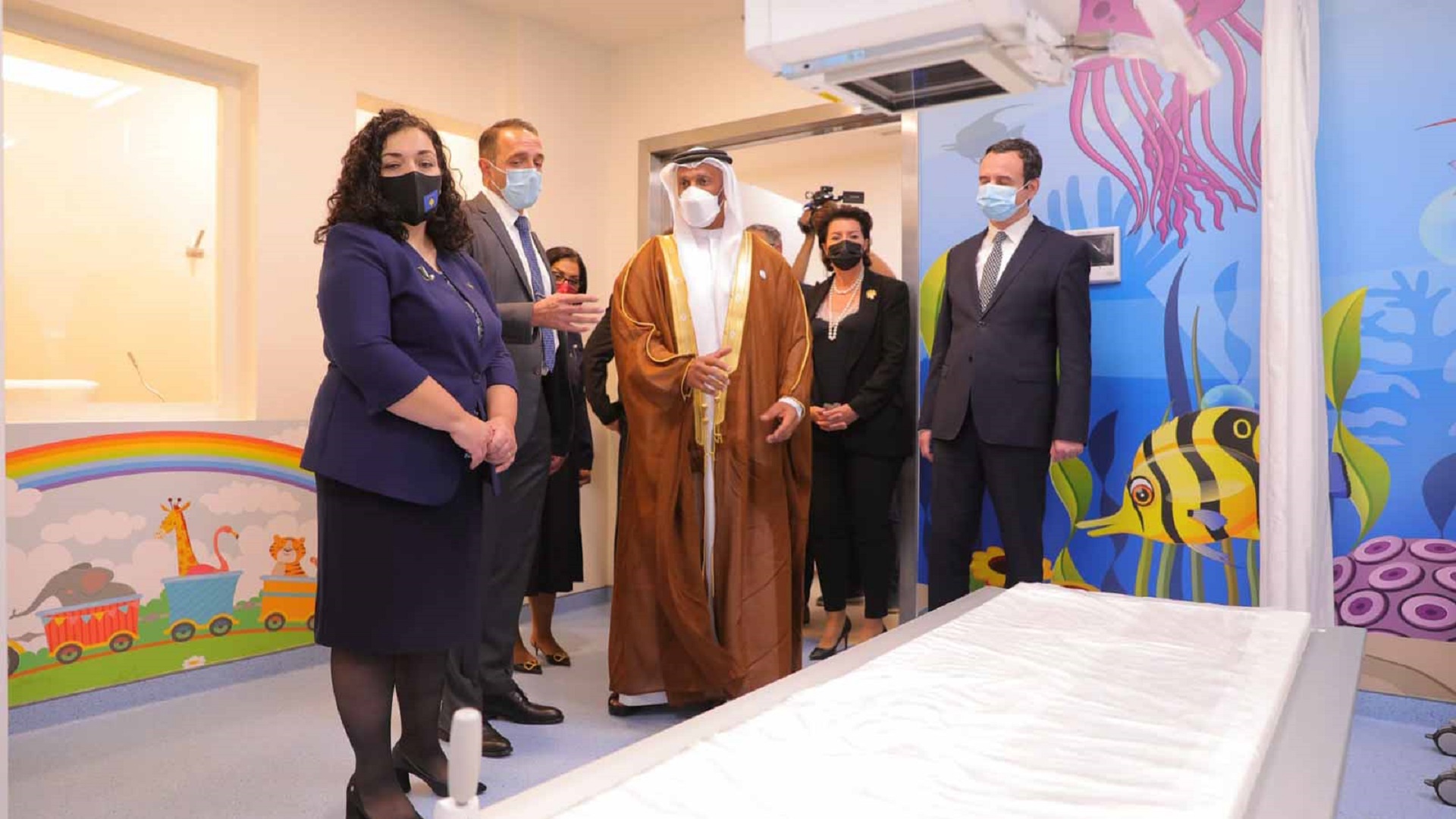 Image for the title: Kosovo President inaugurates Sheikha Fatima Hospital in Pristina 