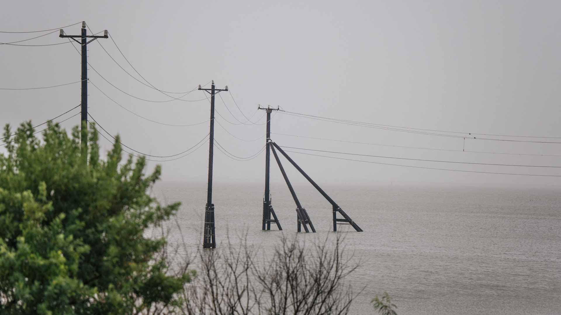 Image for the title: Storm Nicholas upgraded to hurricane as it heads for Houston: NHC 