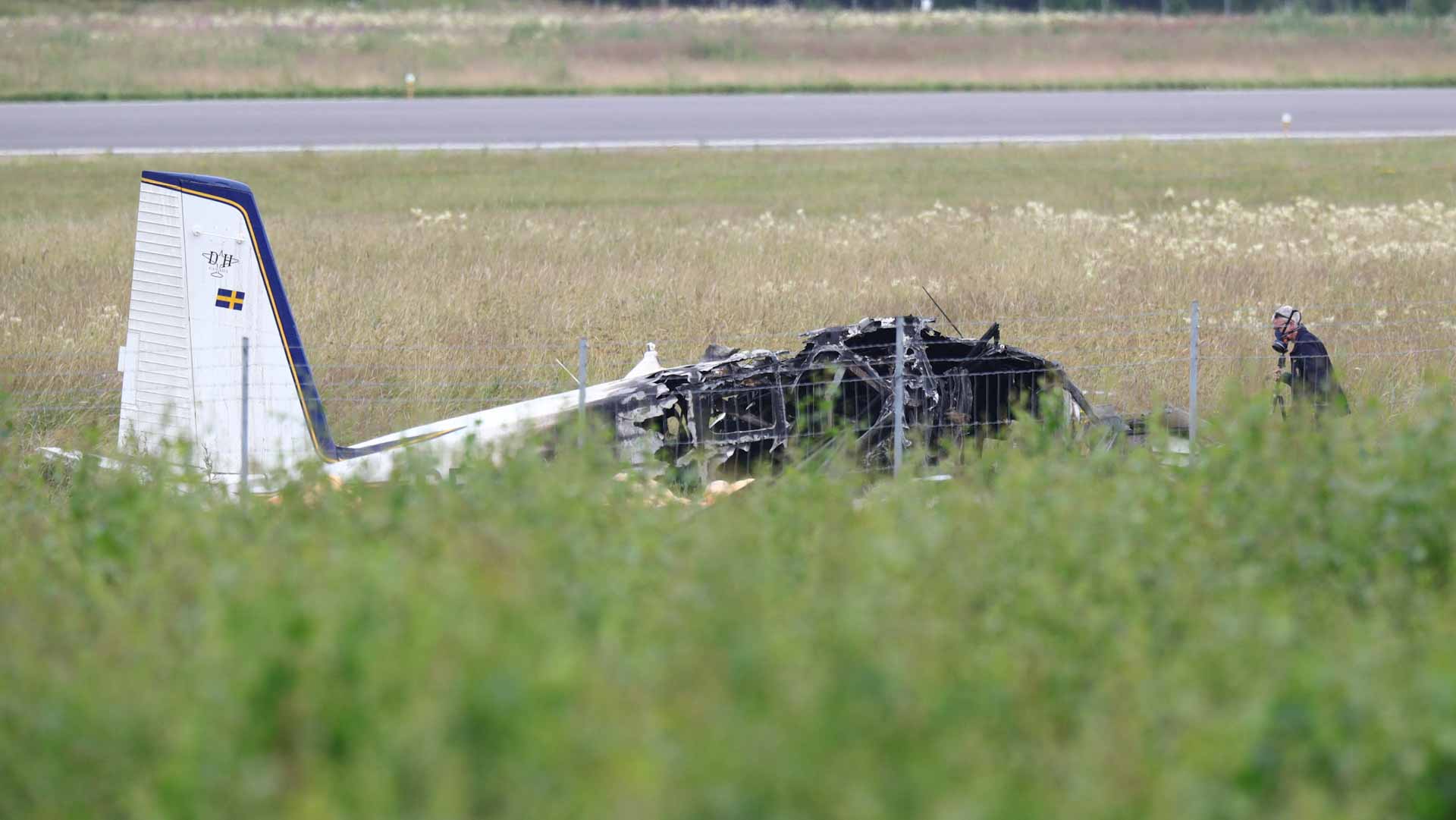 Image for the title: Small plane crashes off the Greek island of Samos, two dead 