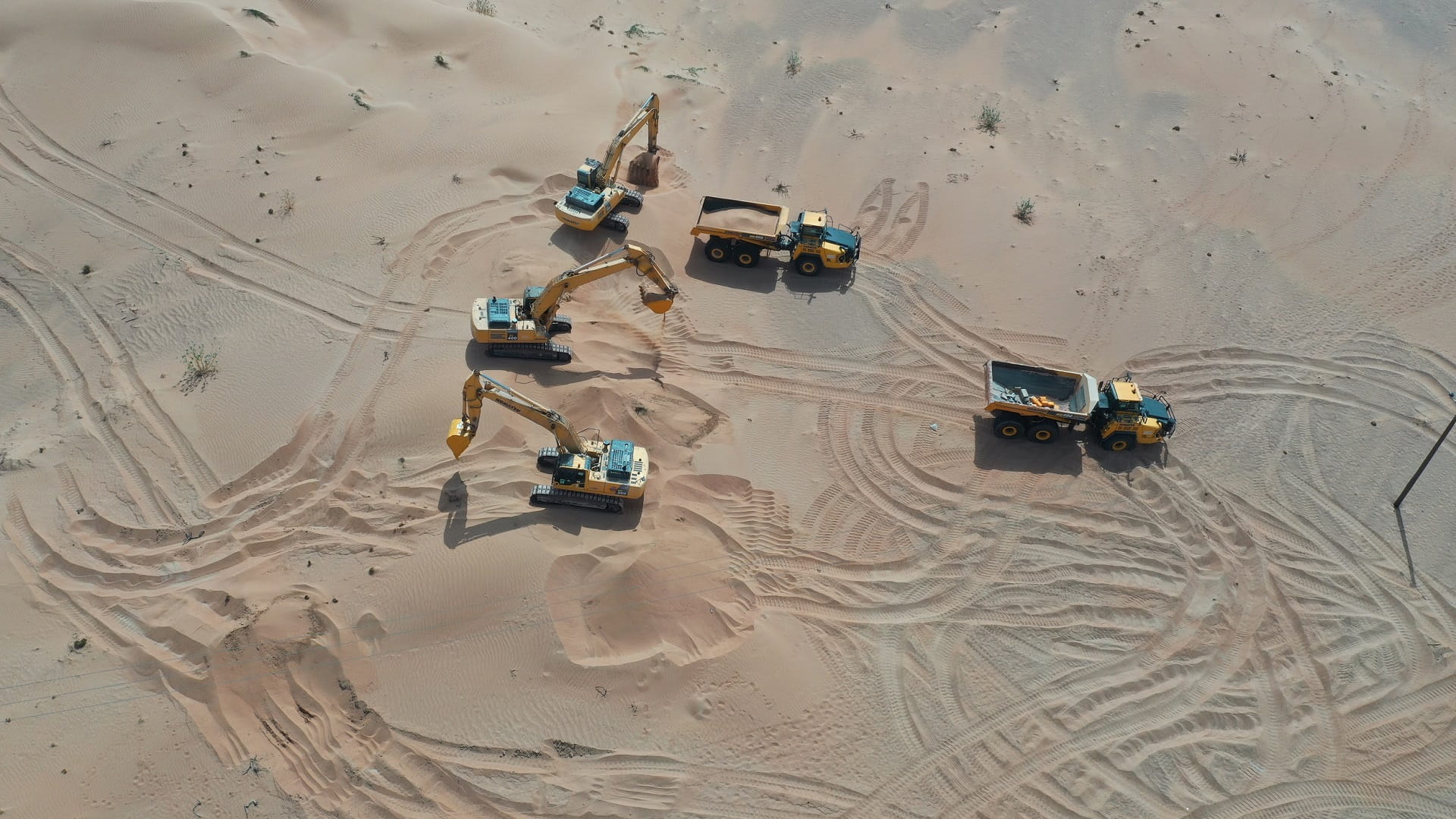 Image for the title: SDPW begins lands’ levelling in Al Shanouf 