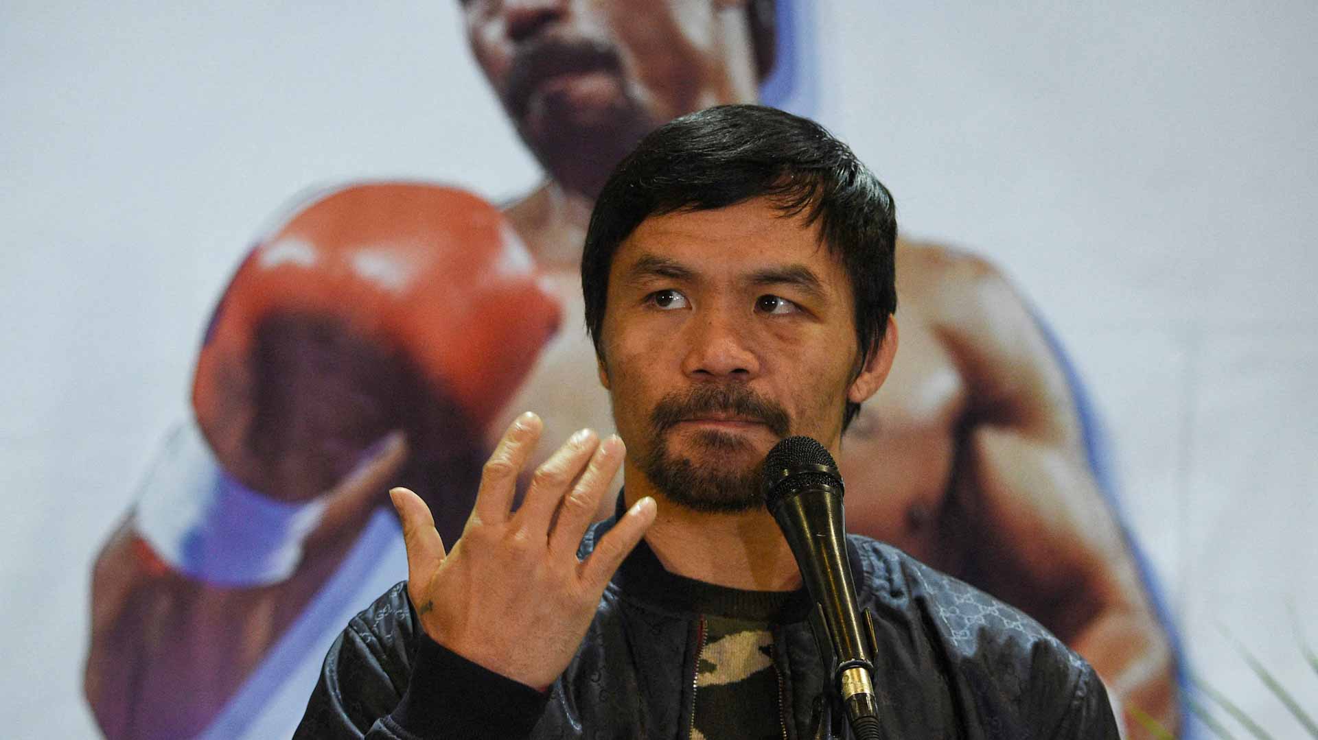 Image for the title: Philippines' Manny Pacquiao to run for president in 2022 