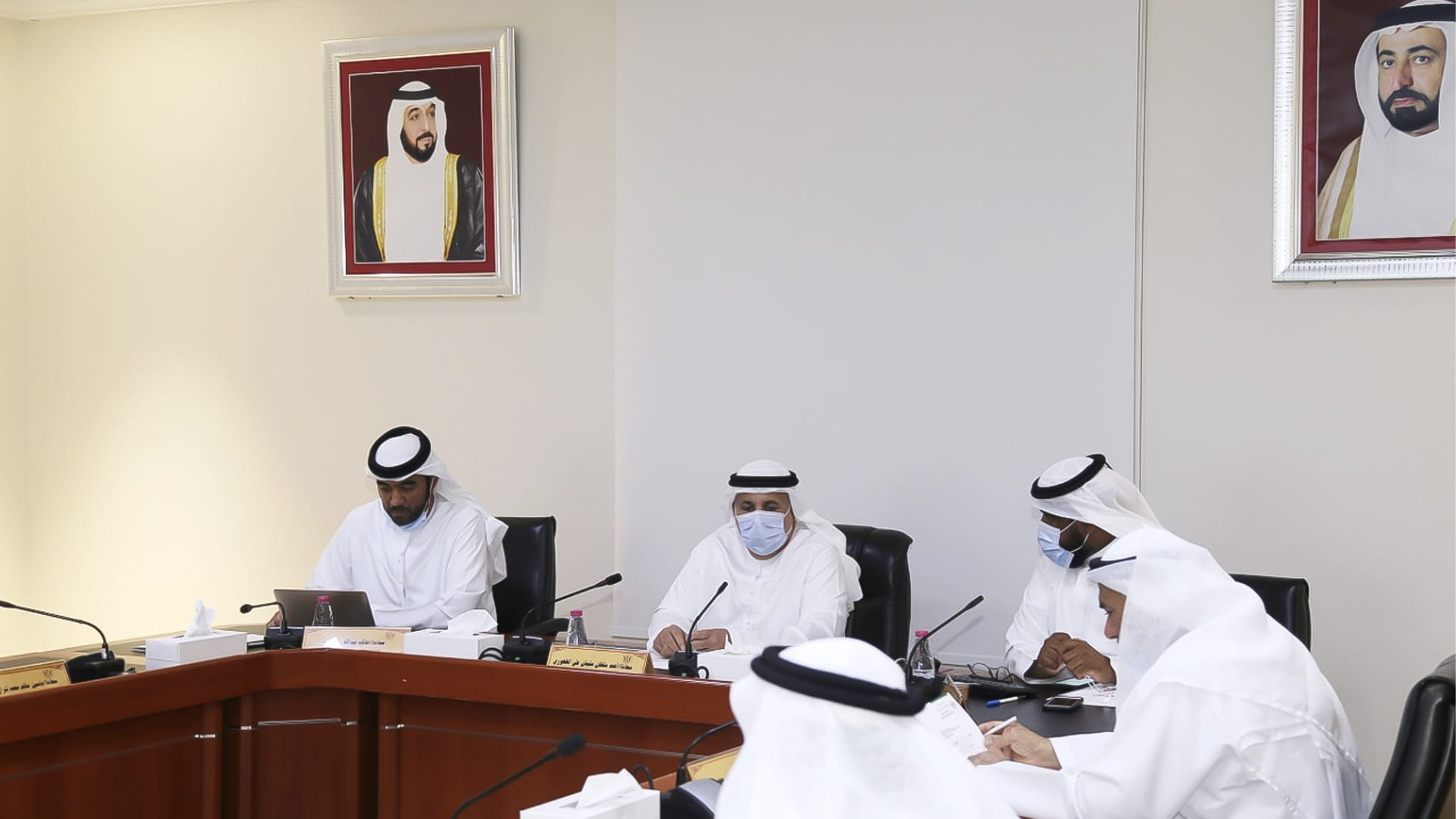 Image for the title: Dibba Al Hisn MC holds its first meeting of 17th annual term 