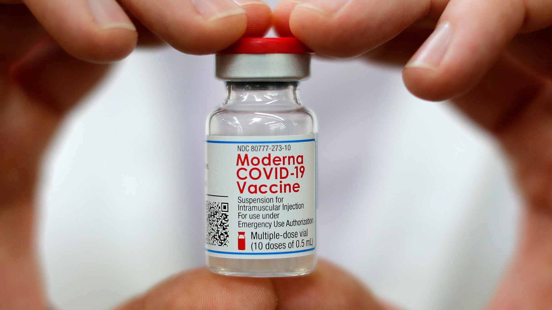 Image for the title: Moderna chief executive sees pandemic over in a year 