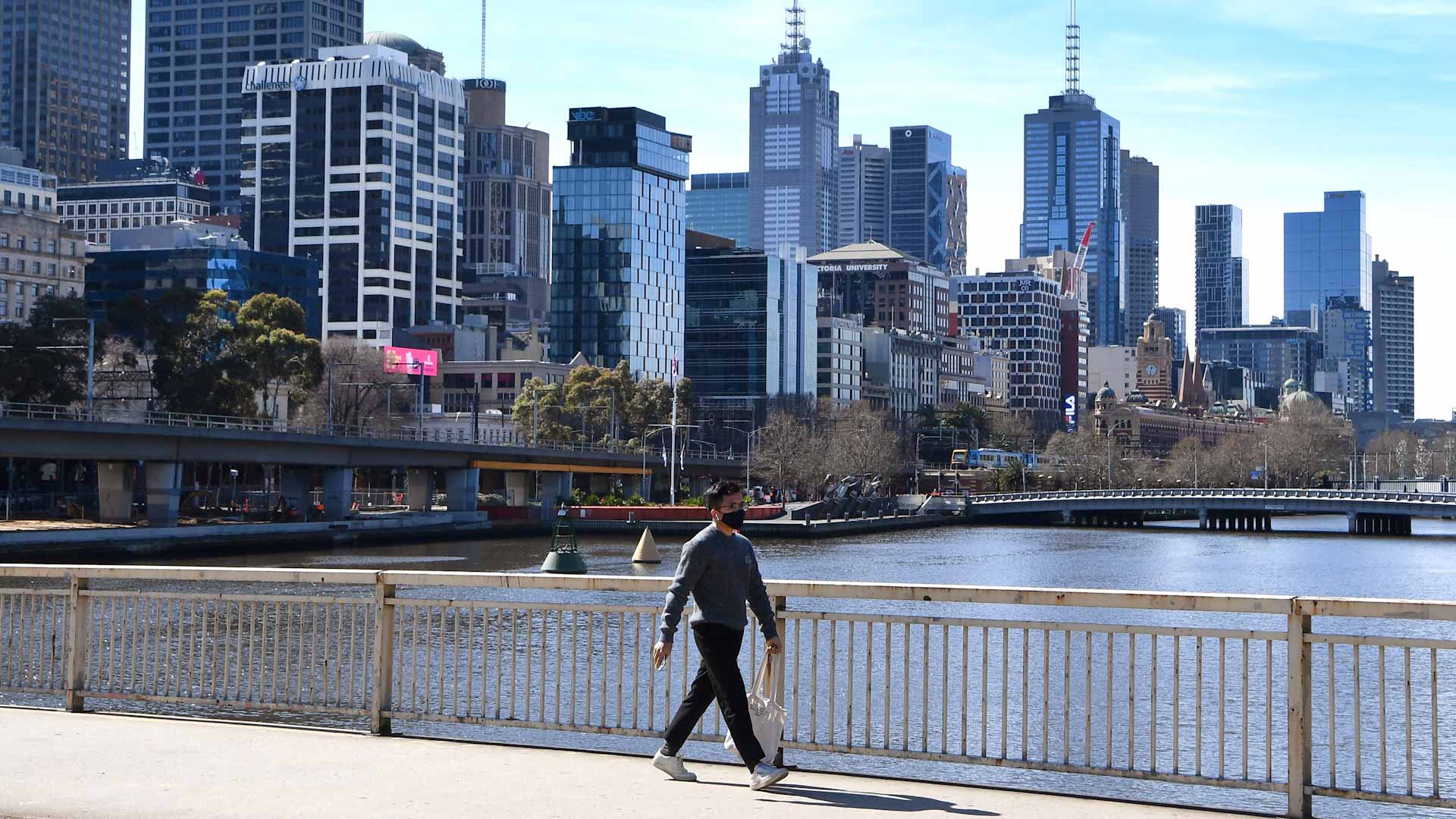 Image for the title: Australia's Victoria records 2nd-highest daily rise in cases 