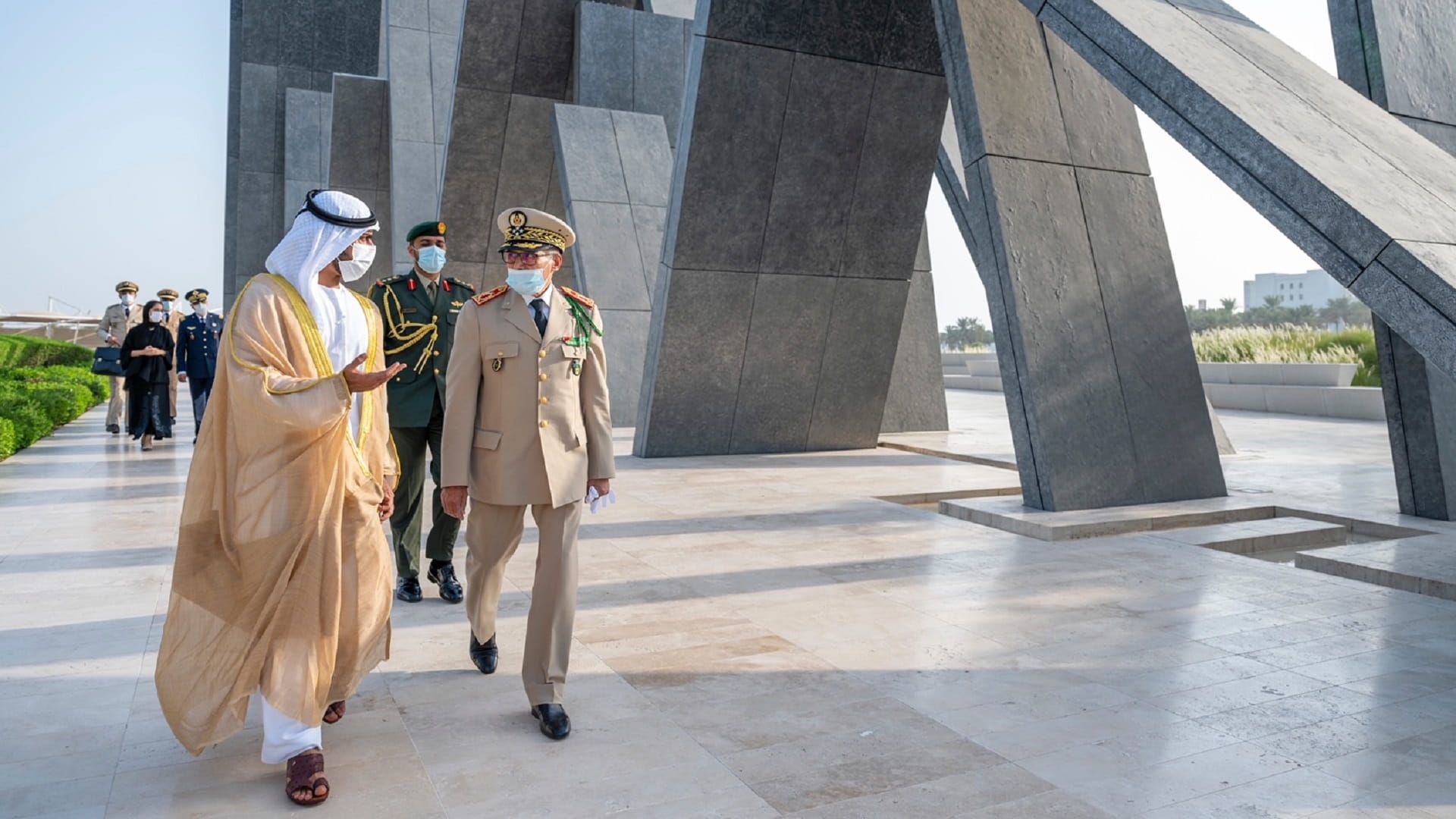 Image for the title: Inspector General of Royal Moroccan AF visits Wahat Al Karama 