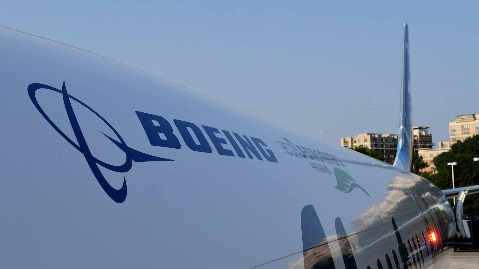 Image for the title: Boeing showcases eco-friendly tech as industry faces pressure 