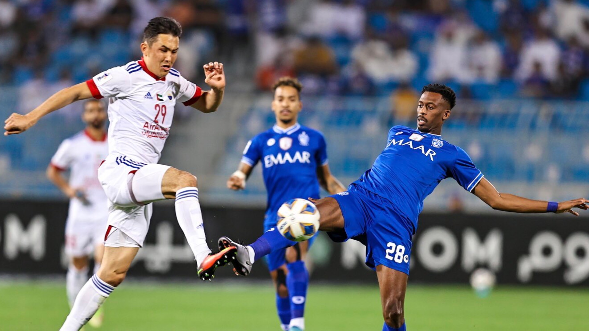 صورة بعنوان: الهلال السعودي يفوز على الشارقة في دوري أبطال آسيا 