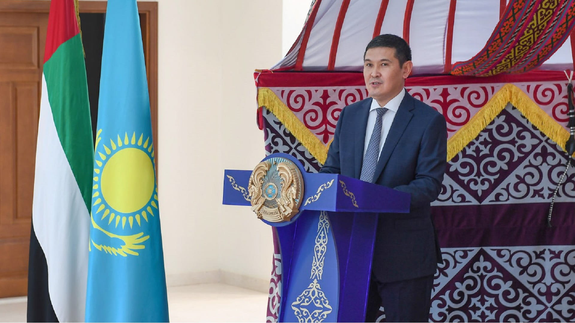 Image for the title: Kazakh Ambassador lauds UAE’s support for his country 
