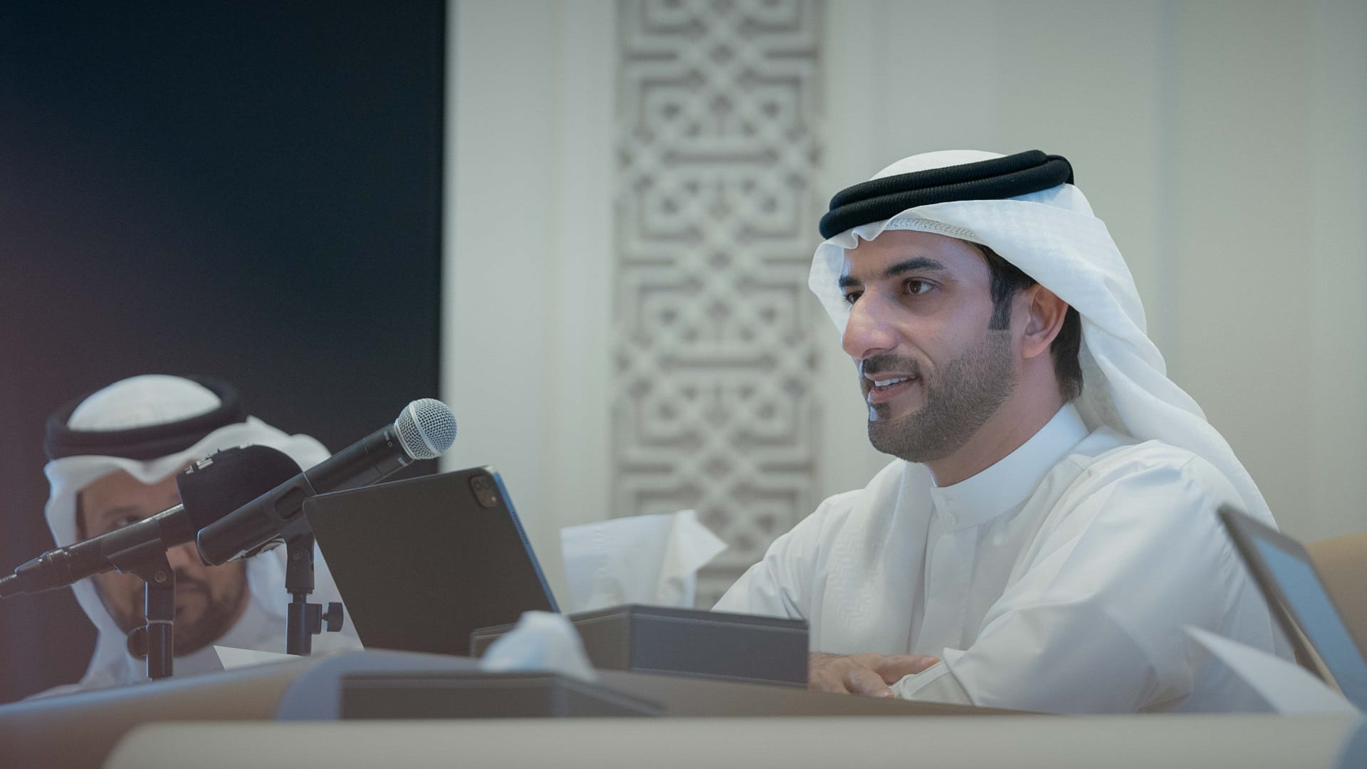 Image for the title: Sultan bin Ahmed discusses developing media sector in Sharjah 