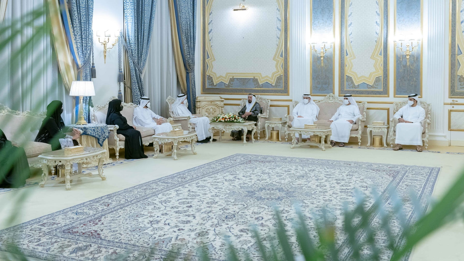 Image for the title: Sharjah Ruler shares Ramadan greetings with FNC delegation 