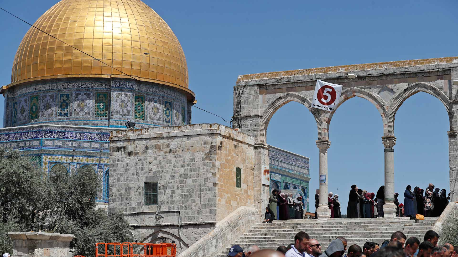 Image for the title: Rocket fired from Gaza into Israel 