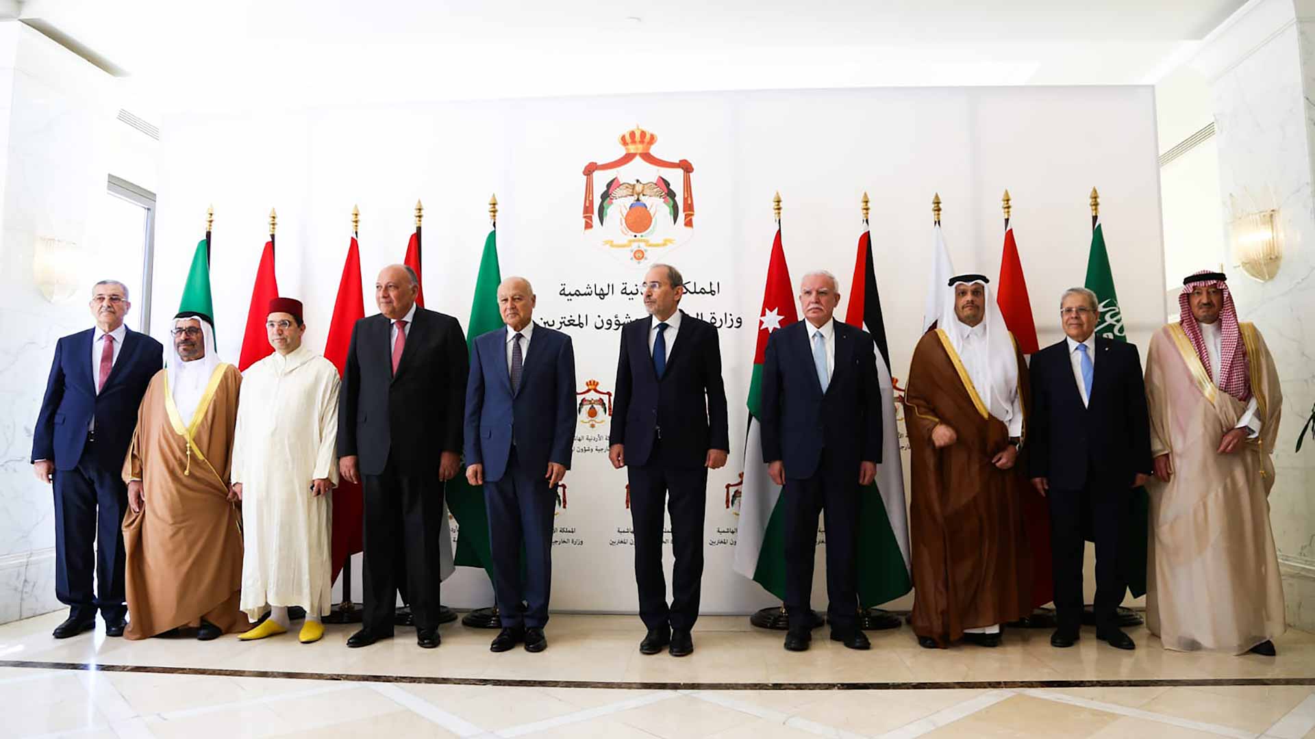 Image for the title: UAE participates in Arab meeting on confronting Israeli aggression 