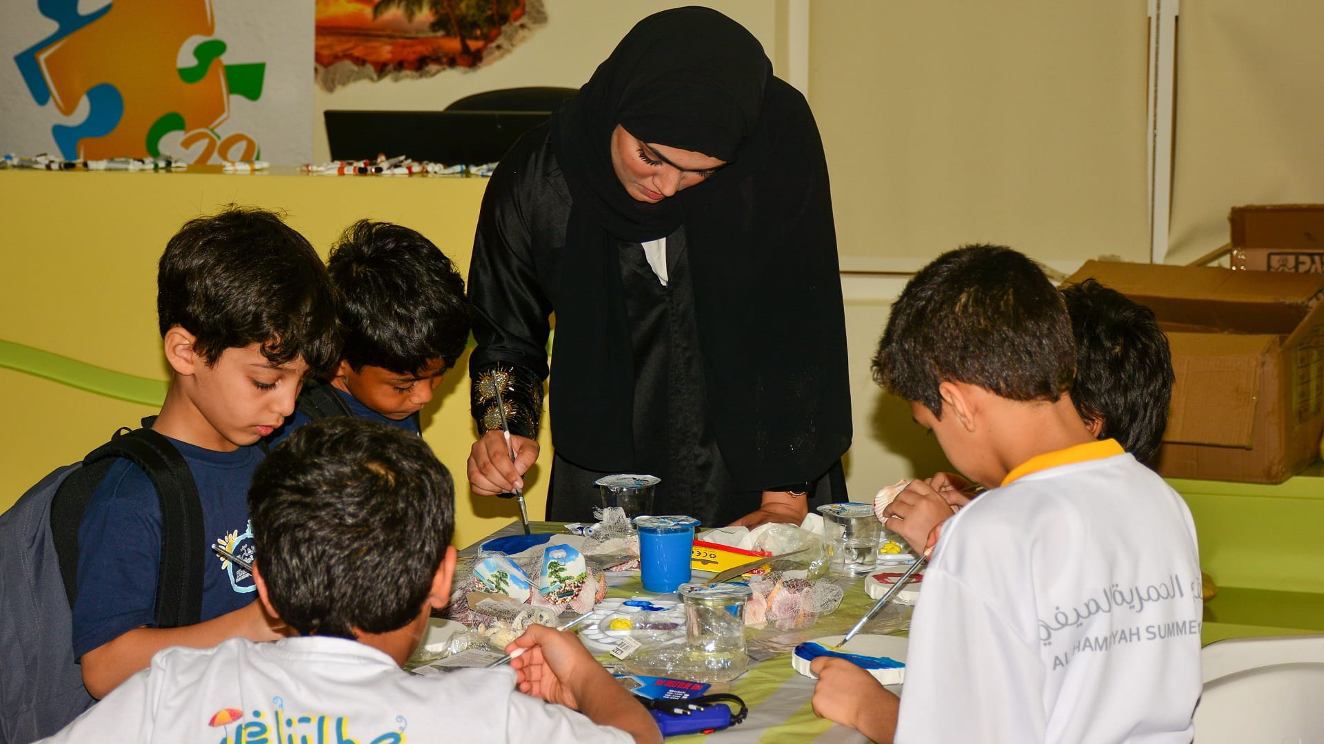 Image for the title: Al Hamriyah Summer Forum organises edutainment activities 