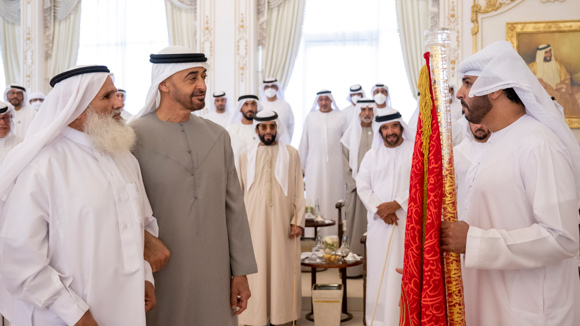 Image for the title: UAE President receives winner of Million's Poet Programme 