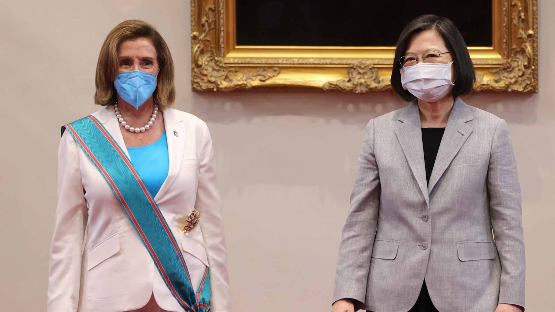 Image for the title: Taiwan defiant as China readies military drills over Pelosi visit 