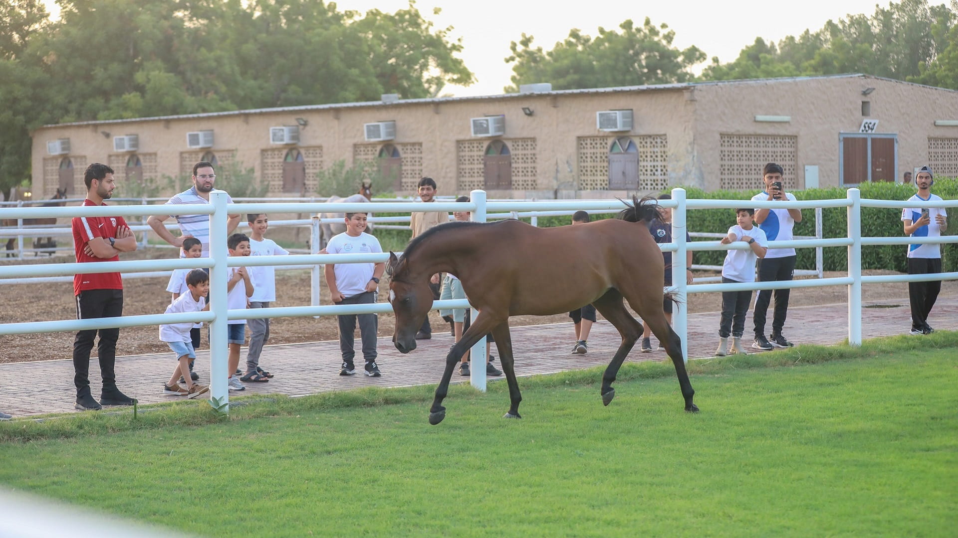 Image for the title: Al Hamriyah Forum tours SERC and Al Dhaid shooting club 