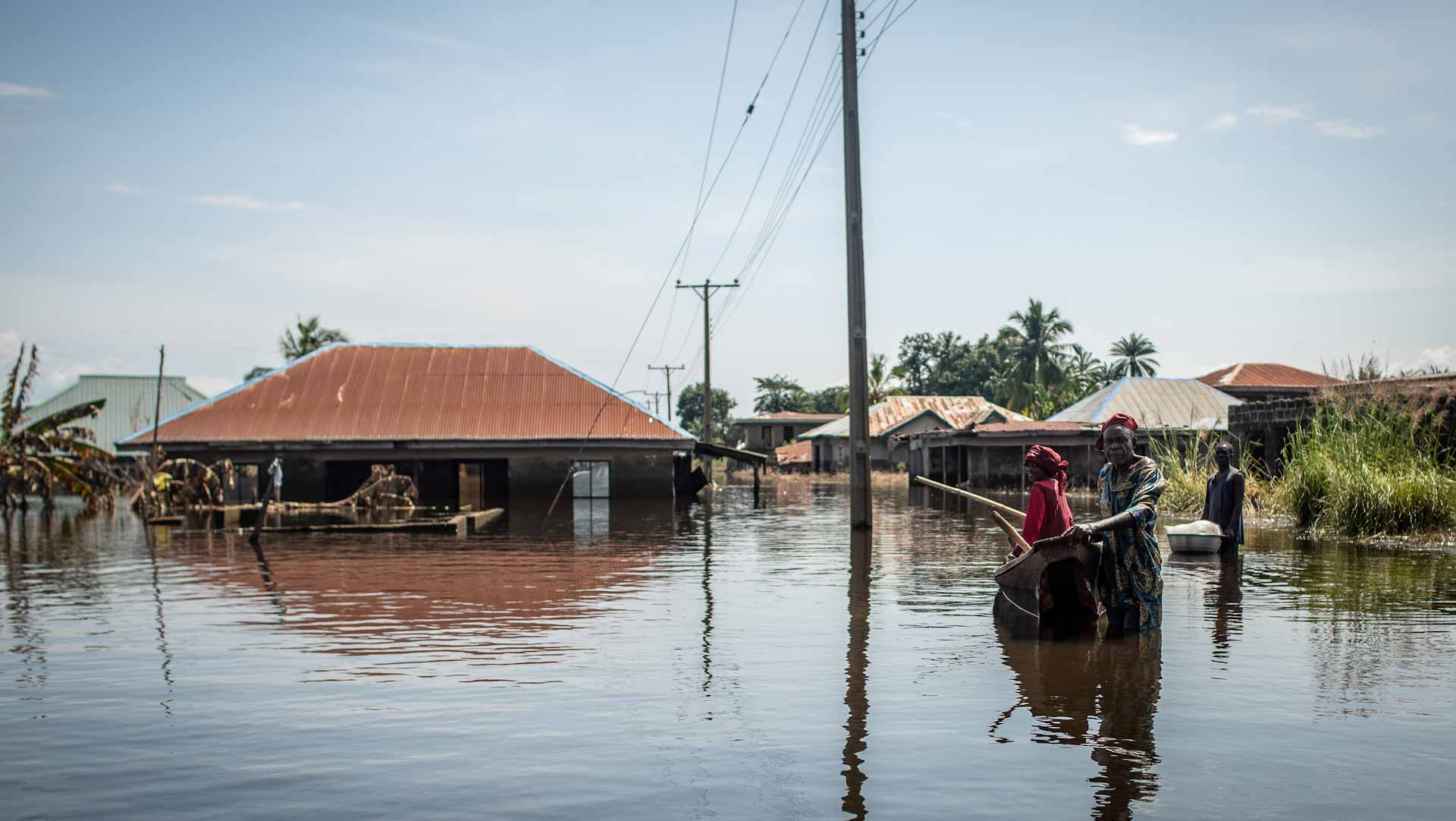 Image for the title: Deadly floods kill 50 in northern Nigeria 