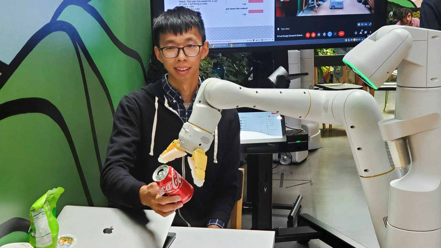 Image for the title: Alphabet Inc’s Google demos robot that takes commands 