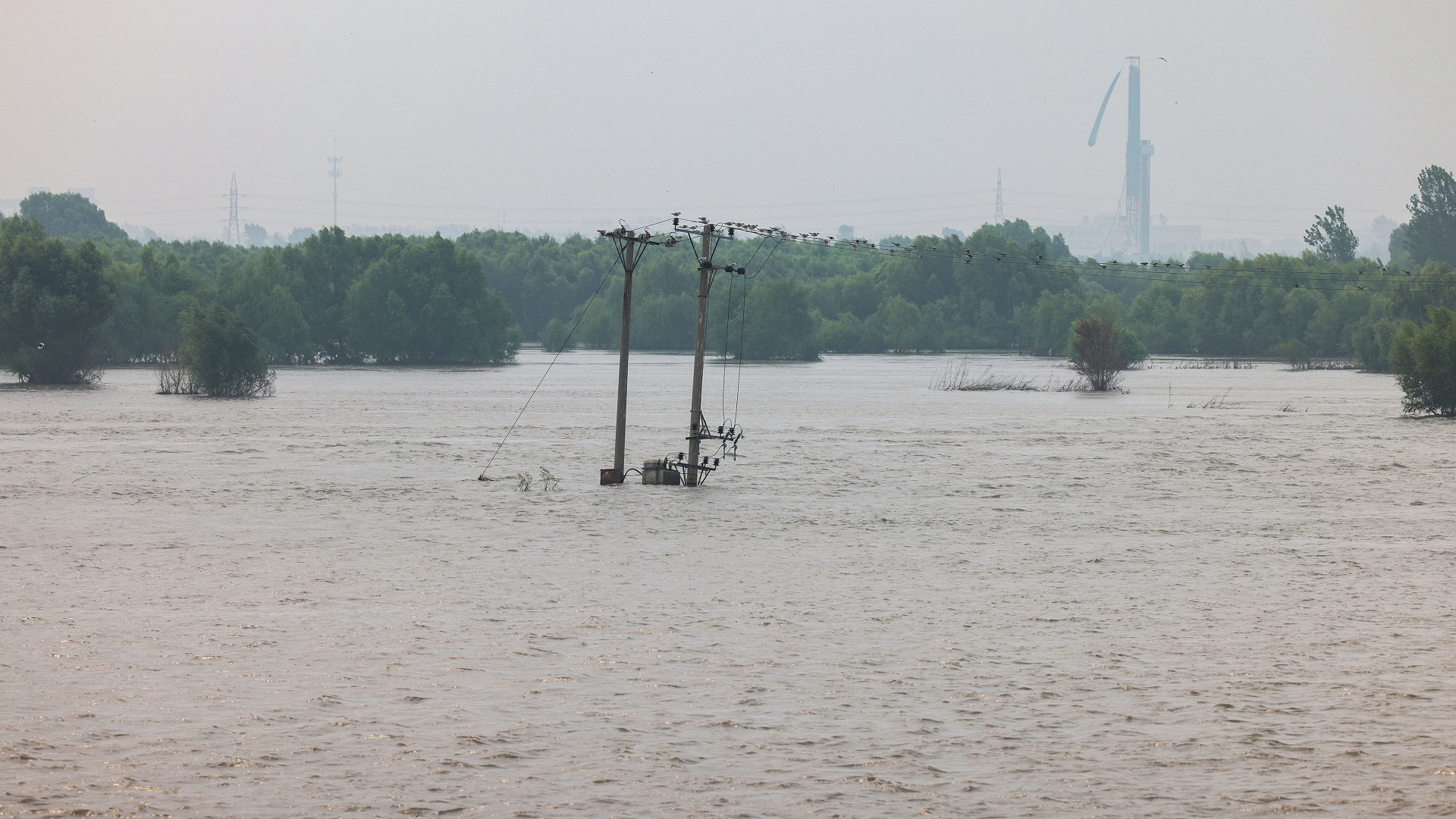 Image for the title: 16 killed, dozens missing in northwest China floods 