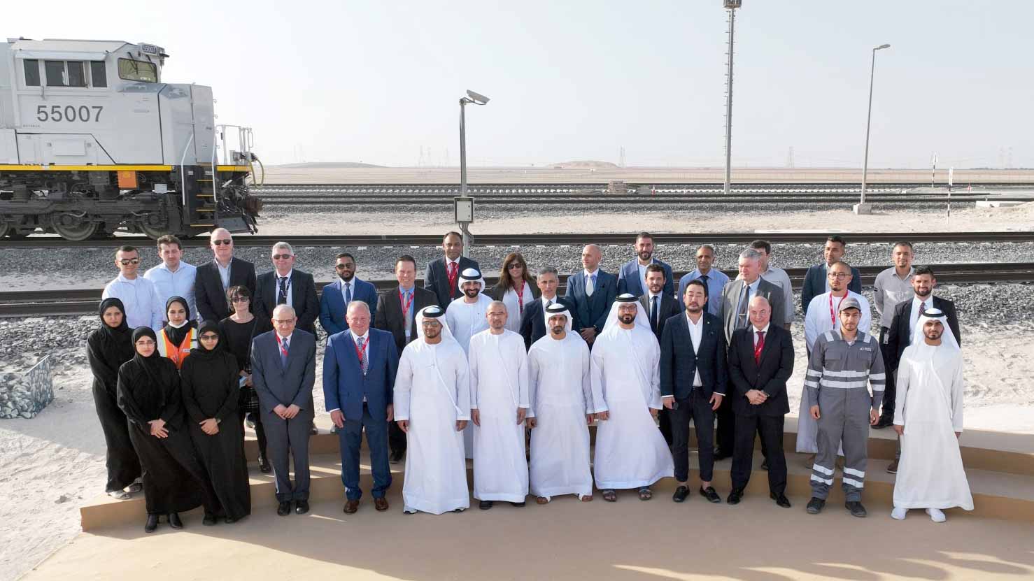 Image for the title: Etihad Rail welcomes first batches of its new fleet of trains 