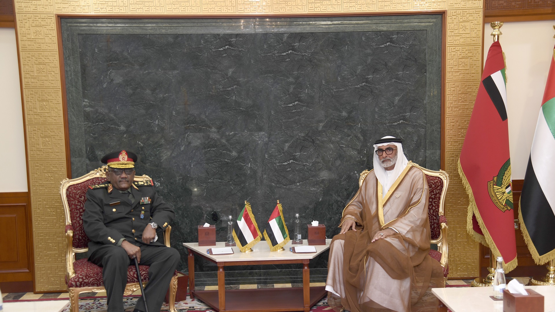 Image for the title: UAE, Sudan discuss military cooperation 