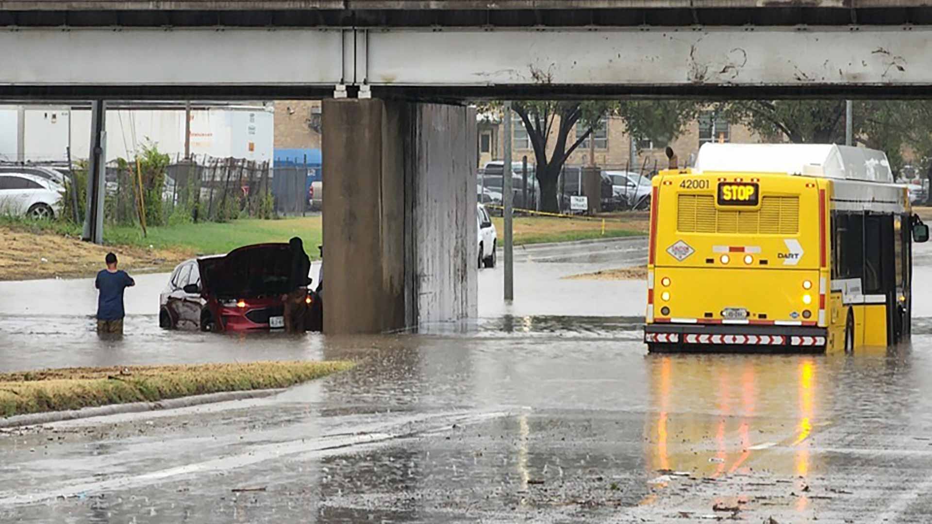 Image for the title: Flash flooding hits US parks, in latest weather disasters 