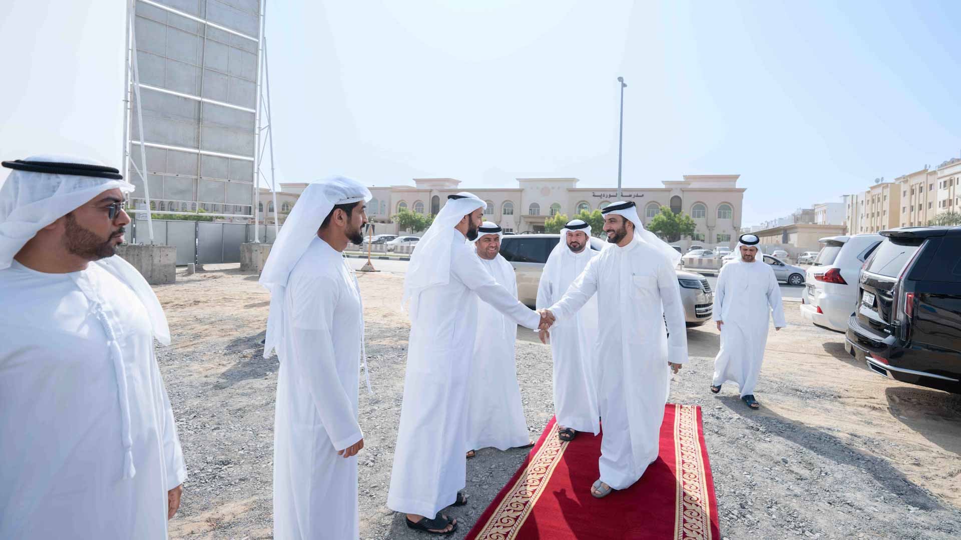 Image for the title: Sultan bin Ahmed lays foundation of Endowment of Hope Charitable 