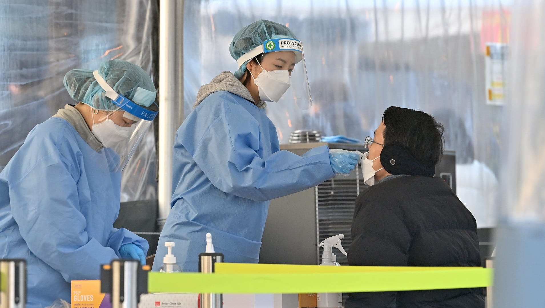 Image for the title: South Korea reports over 100,000 new COVID-19 cases 