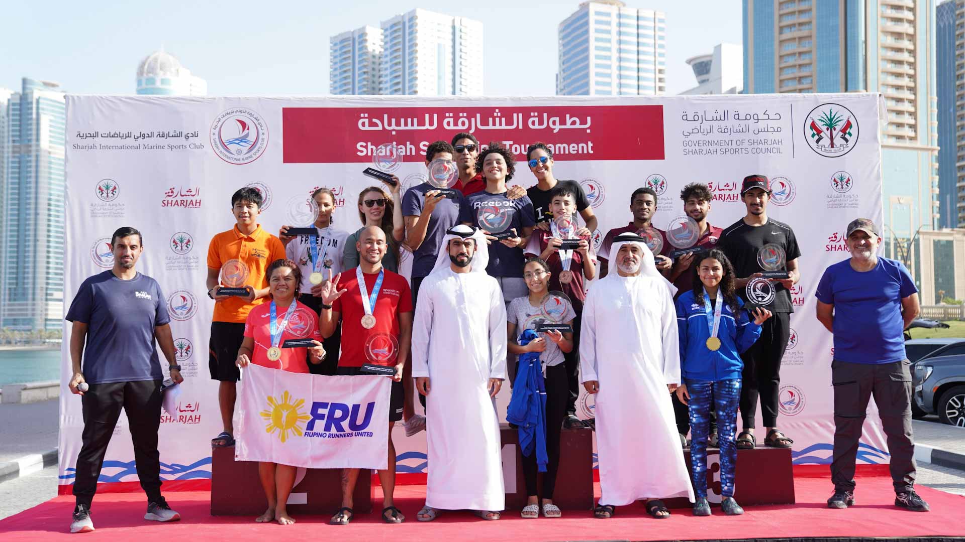 Image for the title: Sharjah Swimming Championship closes successfully 