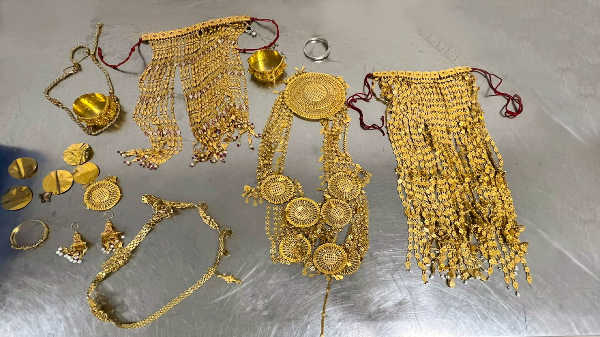 Image for the title: Man held after AED430,000 of gold found in his possession 